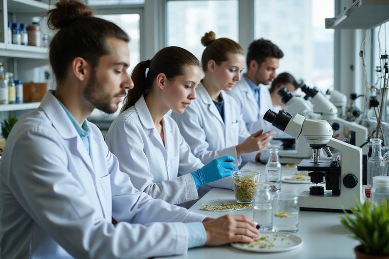 Echipa GlucoFora dedicată cercetării și dezvoltării de produse naturale pentru sănătate.