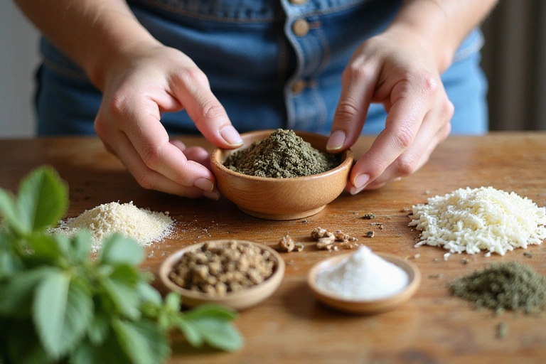 Procesul de selecție a ingredientelor naturale pentru produsele GlucoFora, cu plante și extracte botanice.